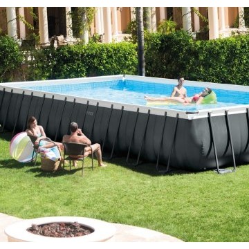 Piscine Tubulaire ULTRA 9.75x4.88 1.32 SABLE INTEX