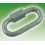 Maillon à visser estampé acier zingué Ø10mm x 1