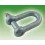 MANILLE DROITE CE Std ACIER ZINGUE Ø8.0MM X 2