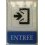 Panneau PC 130 X 180mm ENTREE