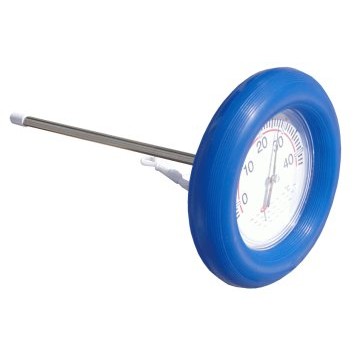 Thermomètre Flottant Bouée Bleue de Piscine