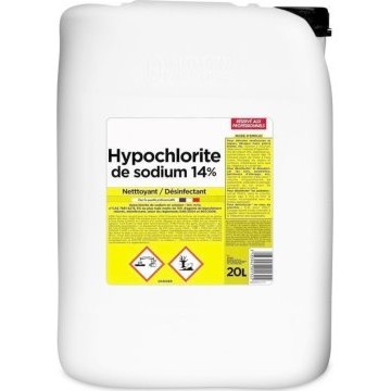 Hypochlorite de SODIUM 20l 47°50 14 