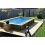 Piscine Bois rect AZURA 200X350 H0.71m Liner bleu