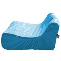 Fauteuil piscine polyester/pvc 120x100x60 Turquois
