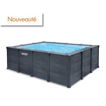 Piscine Intex GRAPHITE Rectangle 4.00x3.00 H1.24