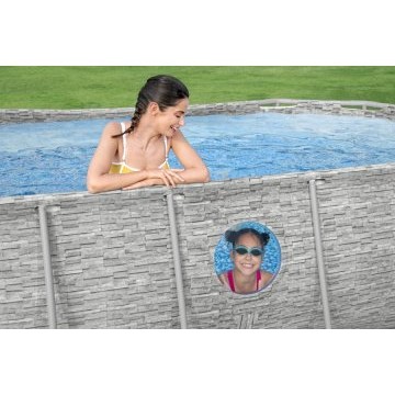 Piscine Hors Sol Ovale POWER STEEL 427x250x100