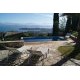 Piscine Bois rec Sunwater 200X350H0.71m Liner bleu